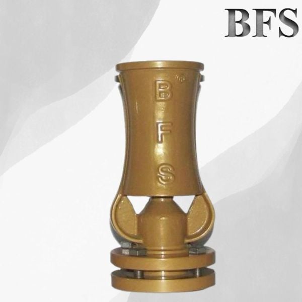 110T Kaskat Su Köpüğü Nozulu - Alüminyum Döküm (Sarı Toz Boyalı)