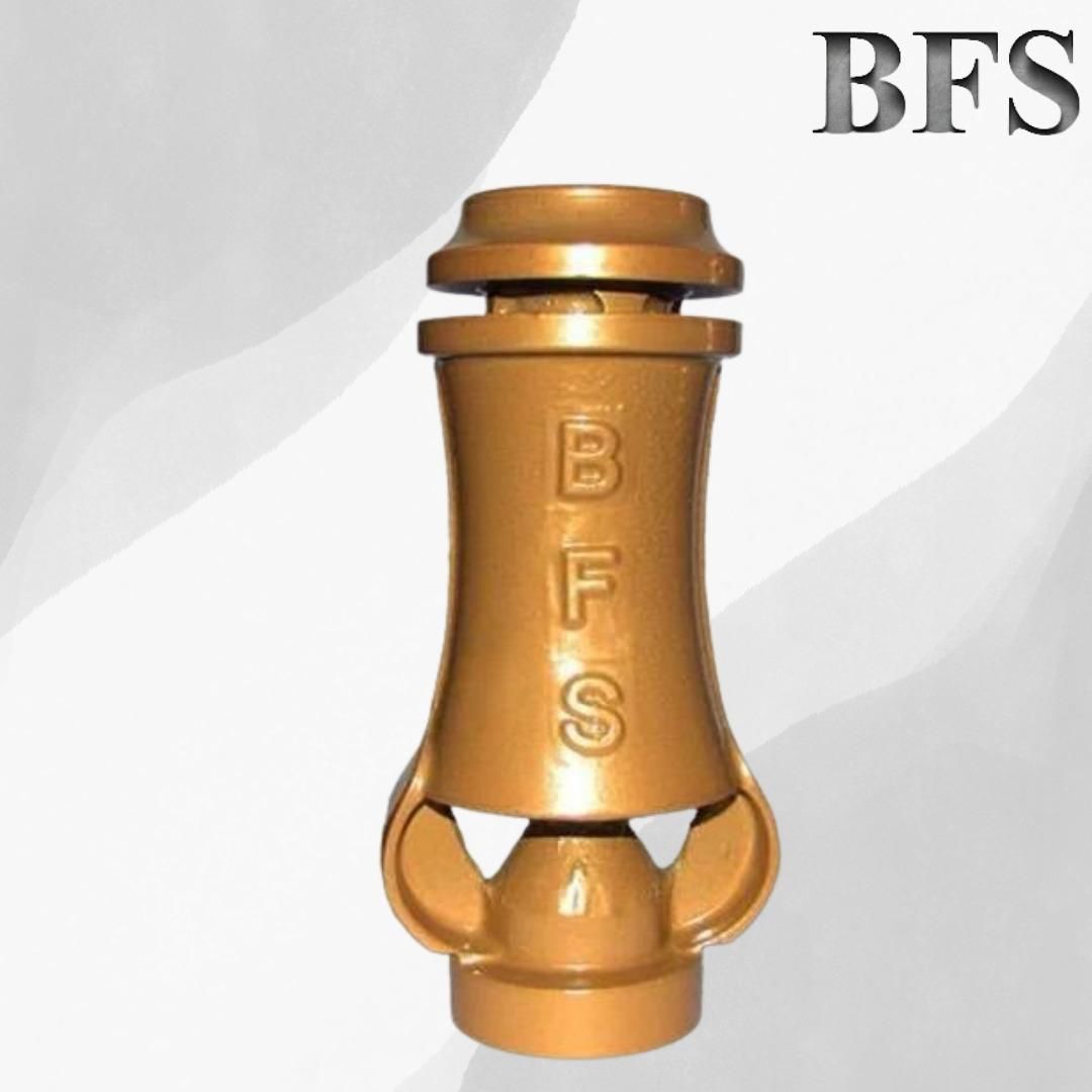 20T Gayzer Su Köpüğü Nozulu - Alüminyum Döküm (Sarı Toz Boyalı)